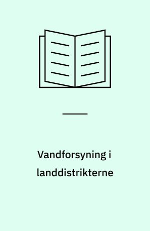 Vandforsyning i landdistrikterne