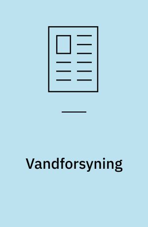 Vandforsyning