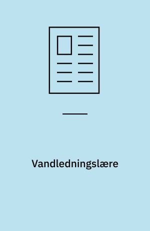 Vandledningslære