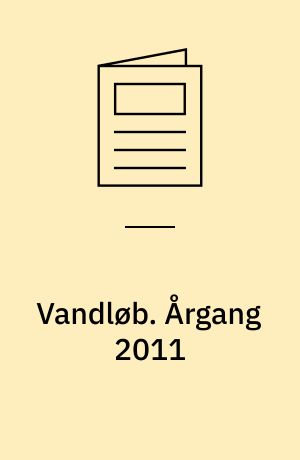 Vandløb : NOVANA. Årgang 2011