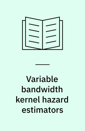 Variable bandwidth kernel hazard estimators