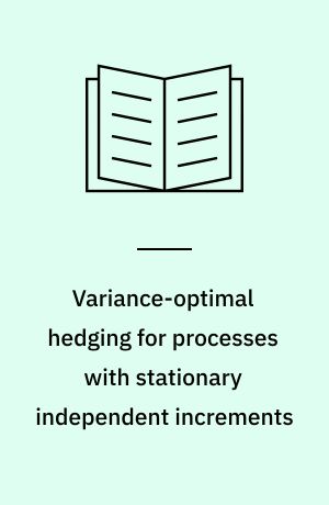 Variance-optimal hedging for processes with stationary independent increments