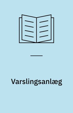 Varslingsanlæg : projektering og installation