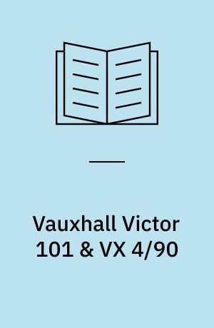 Vauxhall Victor 101 & VX 4/90 : serie FC, 1,6 liter motor : 1965 - 1967-