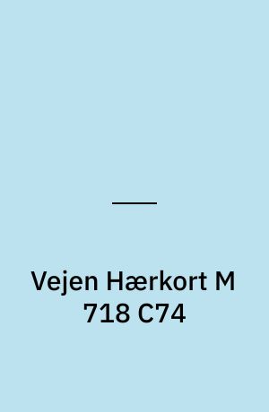Vejen Hærkort M 718 C74 : Danmark 1:50 000 (2 cm) (Stor skrift)