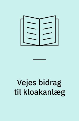Vejes bidrag til kloakanlæg