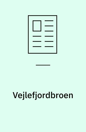 Vejlefjordbroen : et trafikalt knudepunkt i Danmark