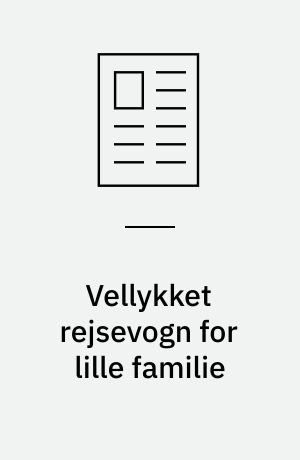Vellykket rejsevogn for lille familie : Knaus Südwind 460 HT