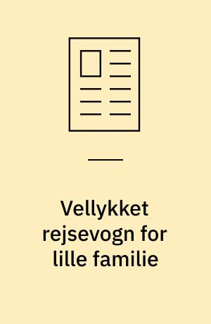 Vellykket rejsevogn for lille familie : Knaus Südwind 460 HT