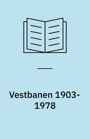 Vestbanen 1903-1978