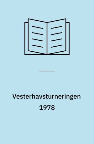 Vesterhavsturneringen 1978