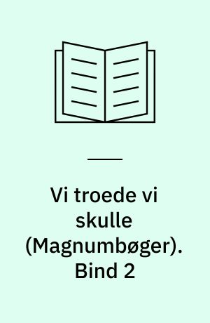 Vi troede vi skulle. Bind 2 (Stor skrift)