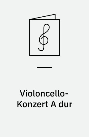 Violoncello-Konzert A dur : B 10 Jarmil Burghauser : kritische Ausgabe nach dem Manuskript des Komponisten : Realisation und Orchestration nach der kritischen Ausgabe