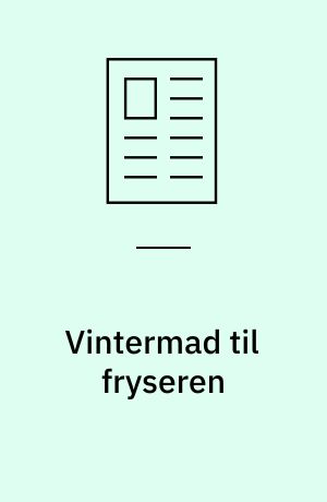 Vintermad til fryseren