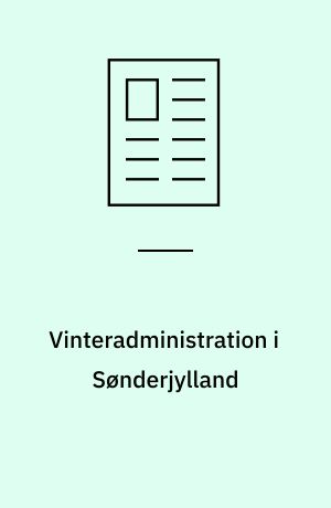 Vinteradministration i Sønderjylland