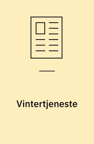 Vintertjeneste : forsøg med lagespredning