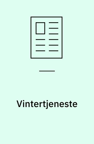 Vintertjeneste : forsøg med lagespredning