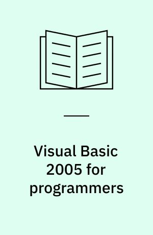 Visual Basic 2005 for programmers