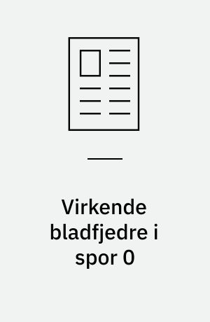 Virkende bladfjedre i spor 0