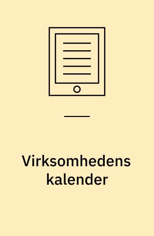 Virksomhedens kalender