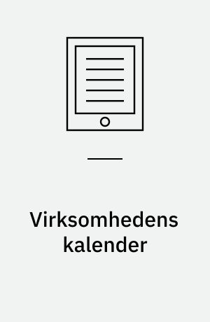 Virksomhedens kalender