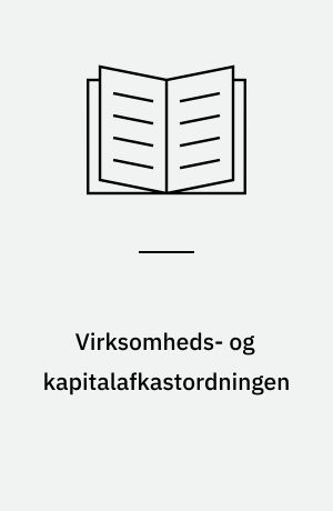 Virksomheds- og kapitalafkastordningen : selvstændigt erhvervsdrivende
