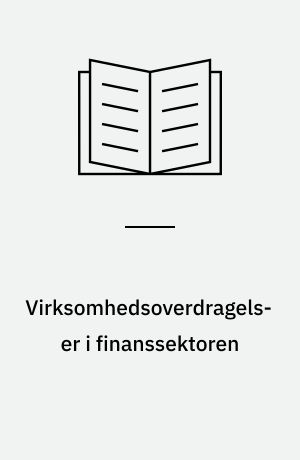 Virksomhedsoverdragelser i finanssektoren