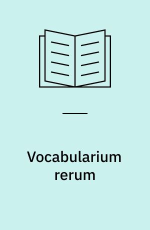 Vocabularium rerum