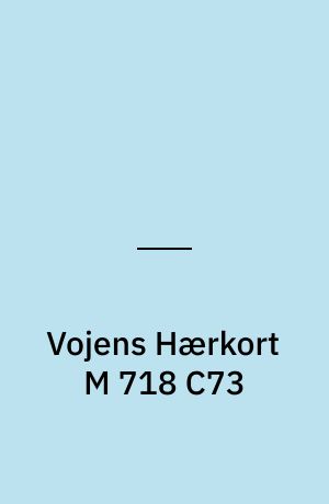 Vojens Hærkort M 718 C73 : Danmark 1:50 000 (2 cm)