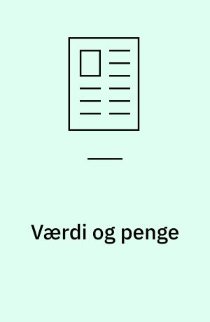 Værdi og penge
