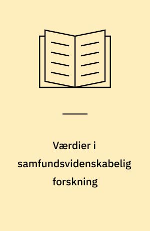 Værdier i samfundsvidenskabelig forskning