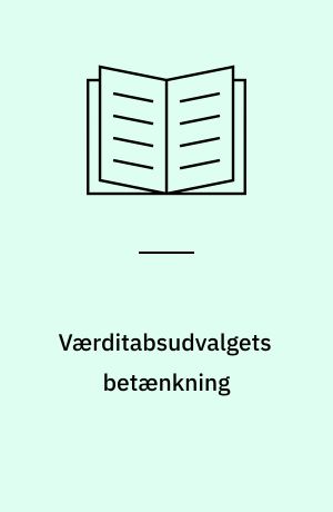Værditabsudvalgets betænkning