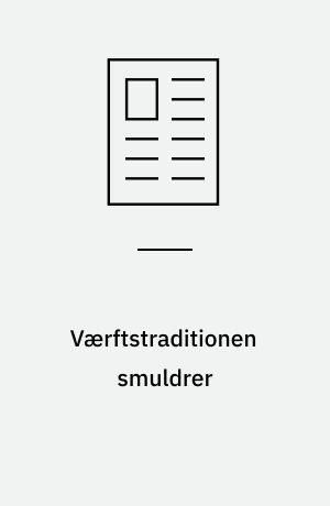 Værftstraditionen smuldrer: EU-beslutning åbner nyt støttekapløb: Århus tror på fremtiden