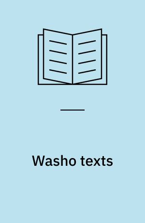Washo texts