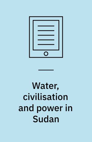 Water, civilisation and power in Sudan : the political economy of military-Islamist state building