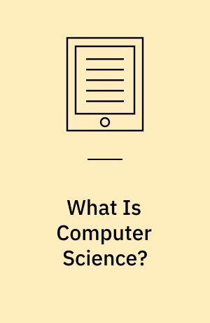 What Is Computer Science? : An Information Security Perspective