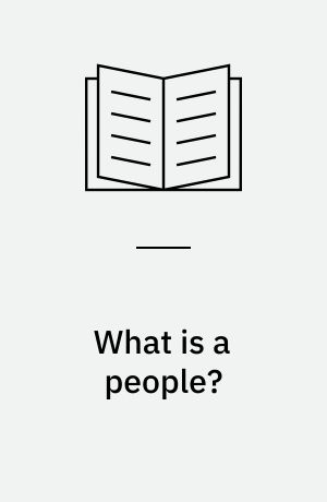 What is a people?