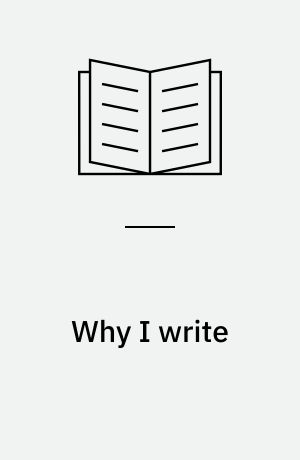 Why I write