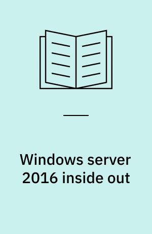 Windows server 2016 inside out