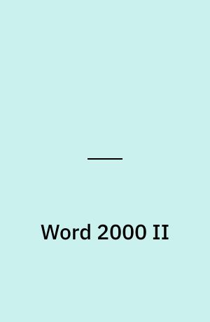 Word 2000 II