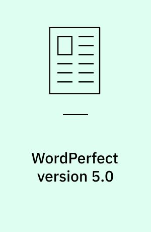 WordPerfect version 5.0