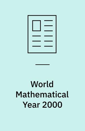 World Mathematical Year 2000