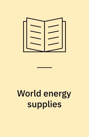 World energy supplies : 1968