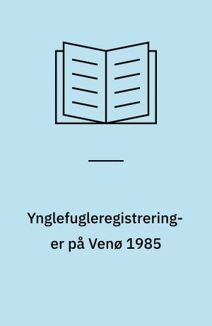 Ynglefugleregistreringer på Venø 1985