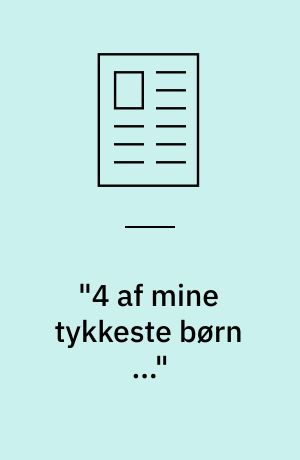 "4 af mine tykkeste børn ..." : diakonisse Maren Cathrine Knudsens gerning i Dansk Vestindien set igennem breve, billeder og beretninger fra tiden omkring hendes ankomst i 1908