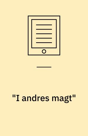 "I andres magt" : en kvalitativ interview undersøgelse af intensive patienters oplevelse af indlæggelse på intensivt afsnit