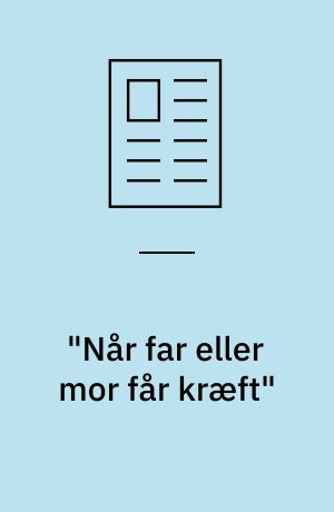 "Når far eller mor får kræft"