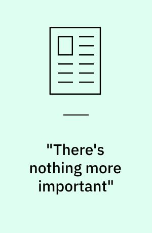 "There's nothing more important" : John F. Kennedy og beslutningen om en bemandet månelanding 1961