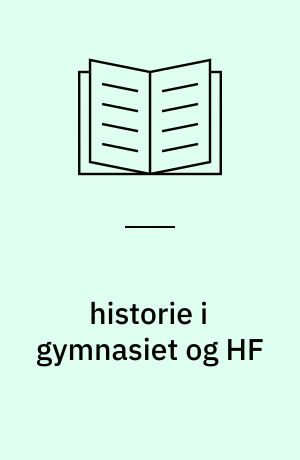 historie i gymnasiet og HF