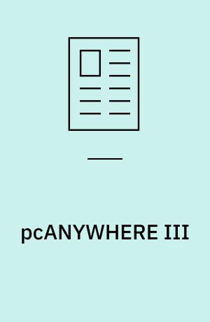 pcANYWHERE III